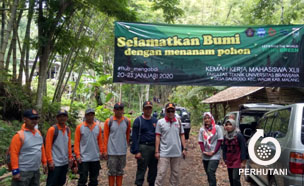 Perhutani Perhutani Dukung Universitas Brawijaya Malang Lakukan