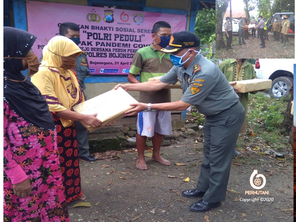 Perhutani Perhutani Bersama Polsek Tambakrejo Bojonegoro Gelar Aksi