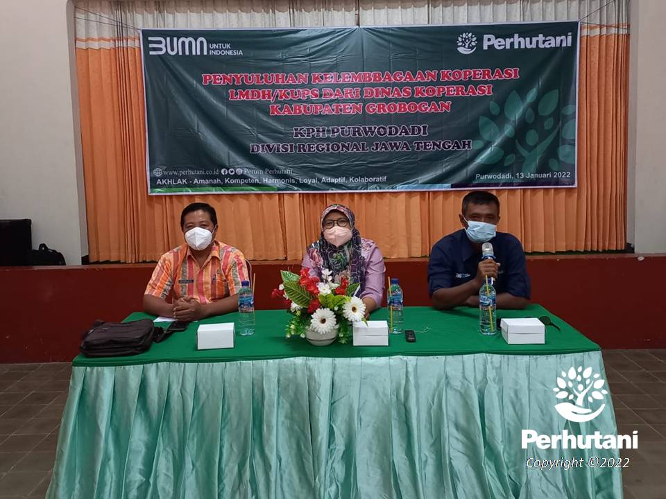 Perhutani Perhutani Gandeng Dinas Koperasi Kabupaten Grobogan Berikan