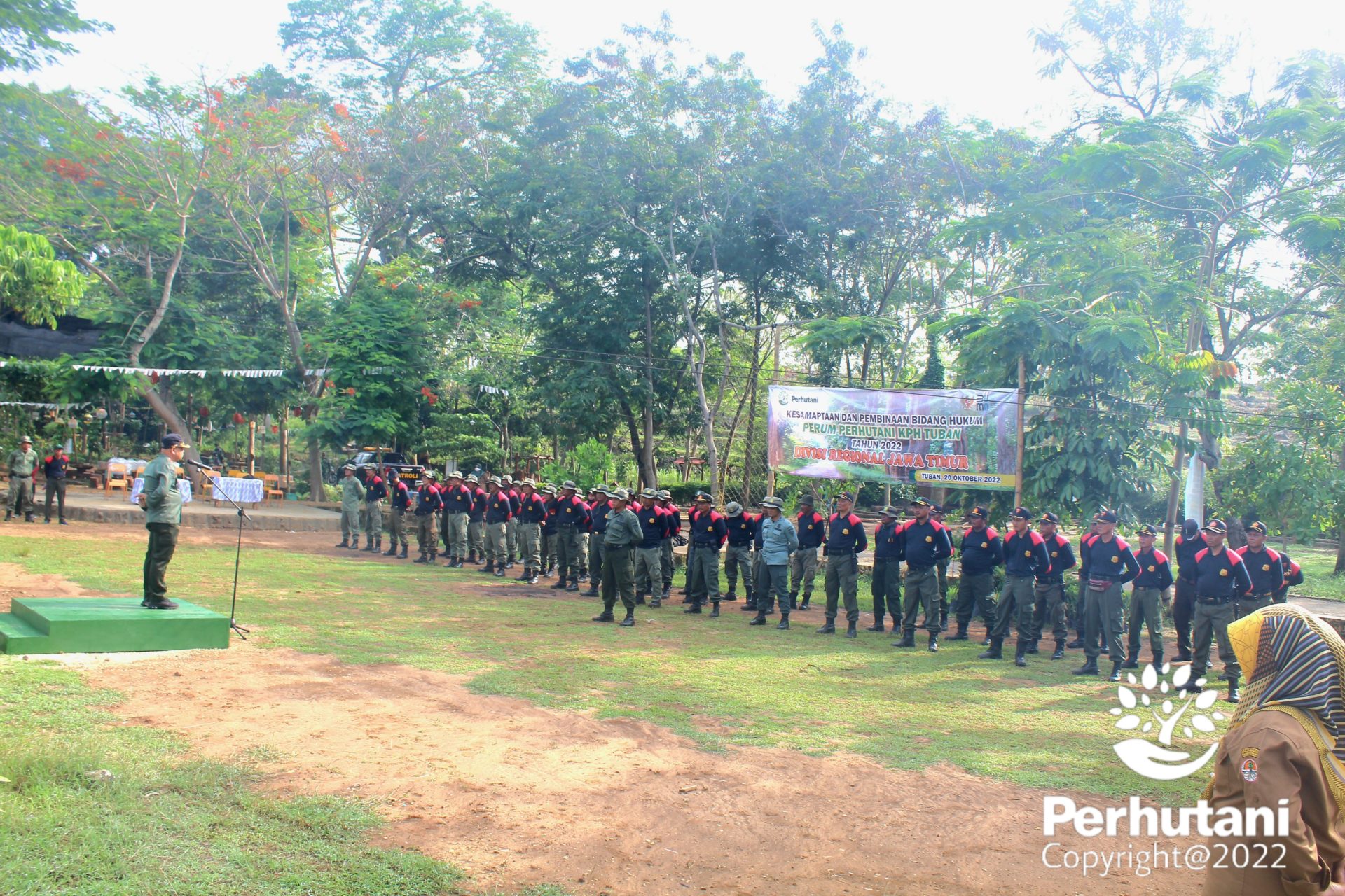 Perhutani Perhutani Tuban Gelar Pelatihan Kesamaptaan Dan Pembinaan