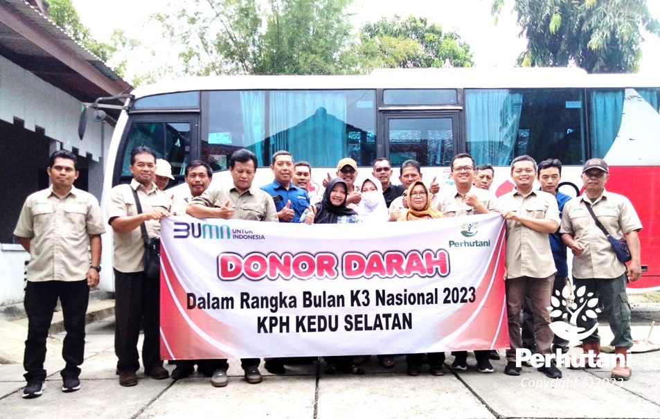 Perhutani Perhutani Lakukan Donor Darah Dan Sosialisasi K Phbs Di