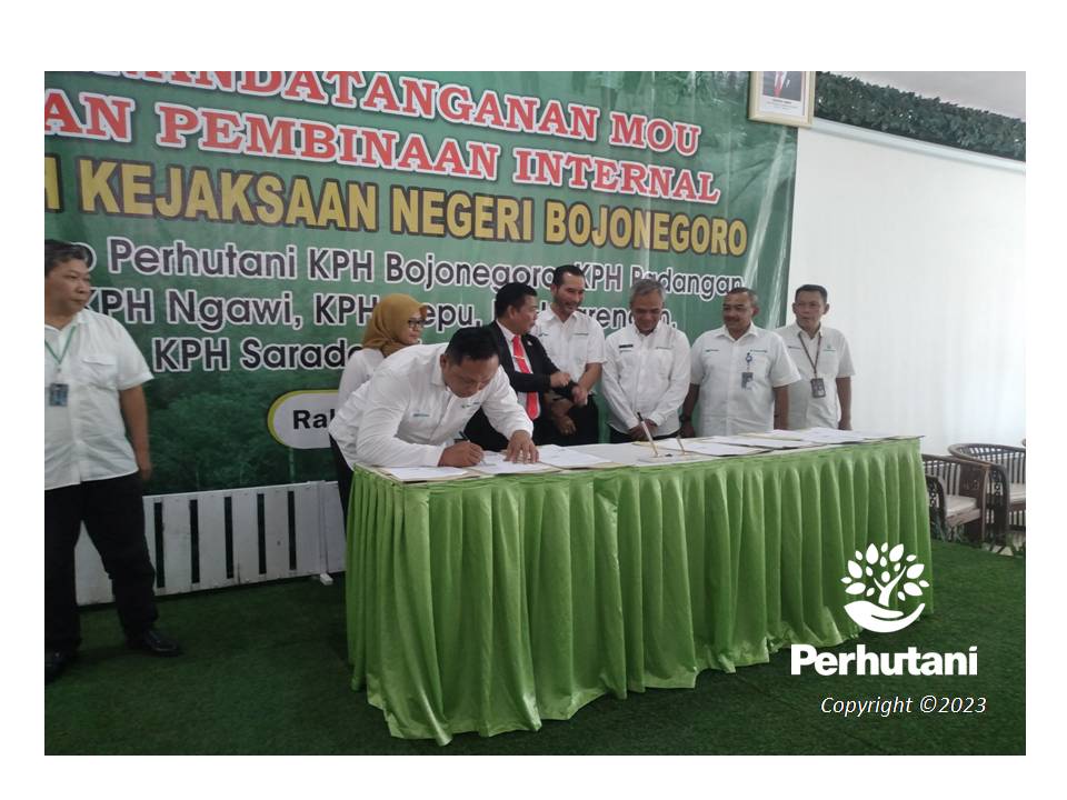 Perhutani Perhutani Parengan Teken Mou Dengan Kejaksaan Negeri