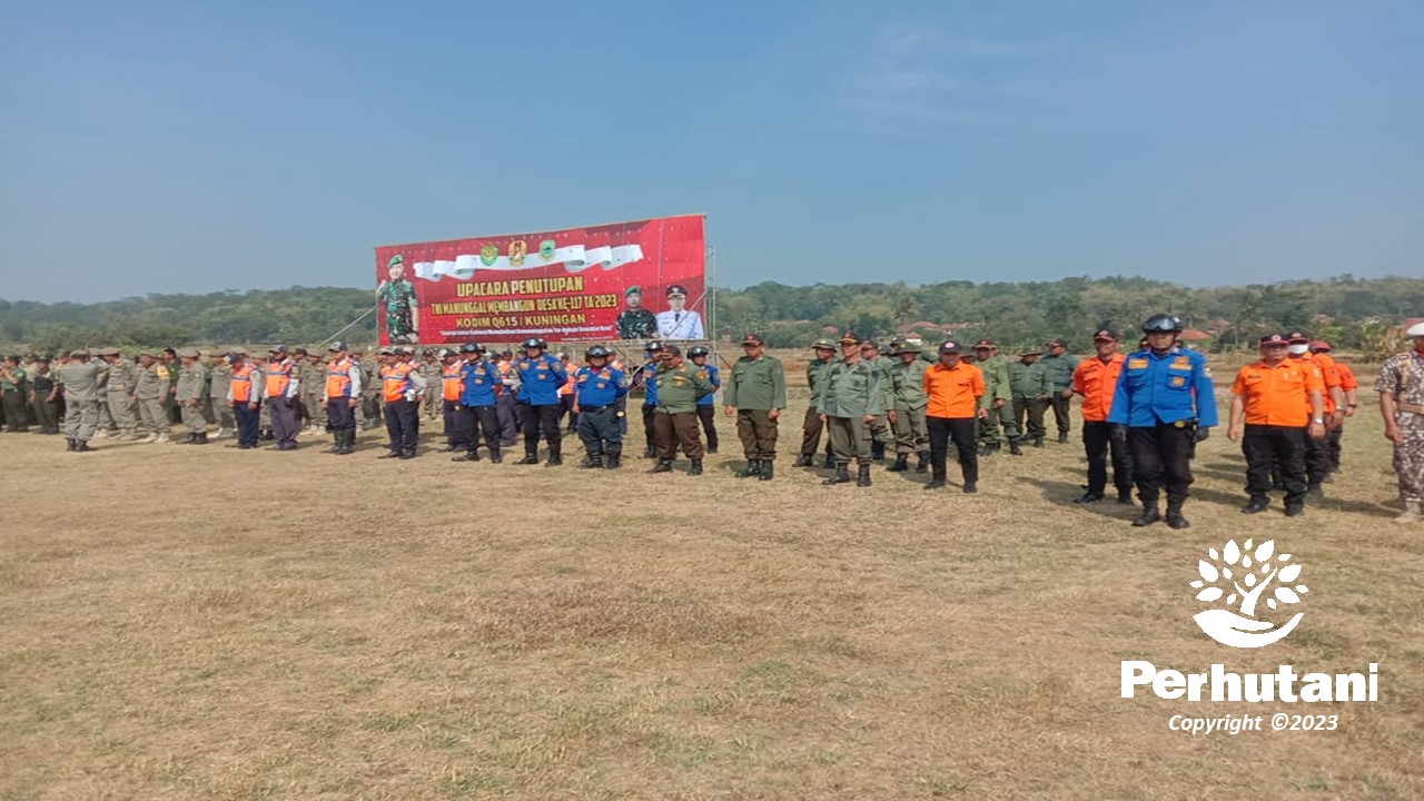 Perhutani Perhutani Kuningan Hadiri Upacara Penutupan Tmmd Ke Kodim