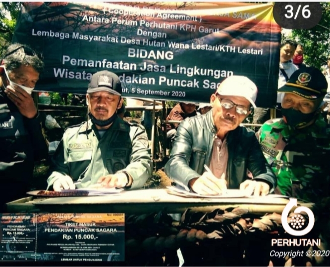 Perhutani Perhutani Tandatangani Perjanian Kerjasama Dengan Lmdh Wana Lestari Di Gunung Sagara 1860