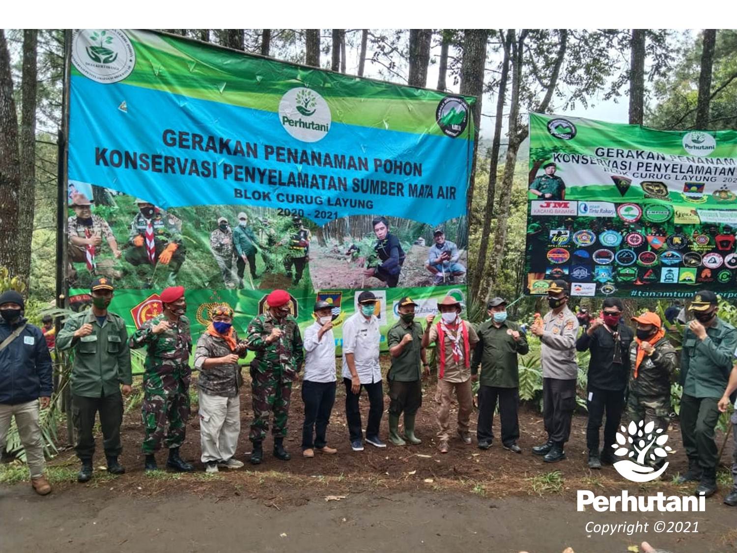 Perhutani Selamatkan Mata Air Perhutani Bersama Lmdh Kertawangi Lakukan Penanaman Pohon Di