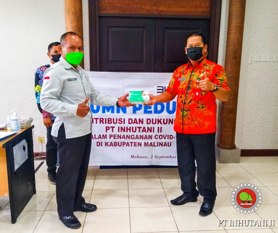 Perhutani Inhutani II Kaltara Berikan 5000 Masker Untuk Malinau - Perhutani