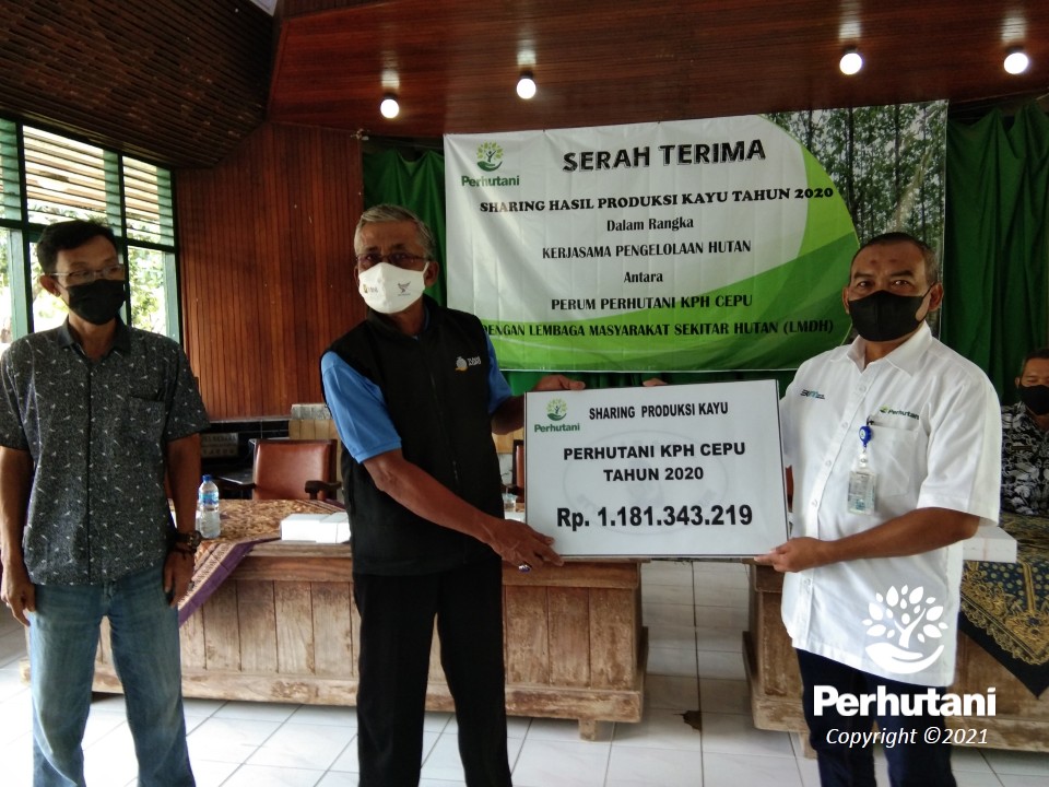 Perhutani Perhutani Serahkan Sharing Tahun 2020 Sebesar Rp11 Milyar Kepada Lmdh Di Cepu Perhutani 5263