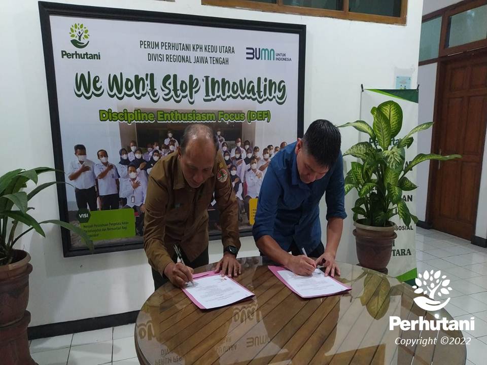 Perhutani Perhutani Bersama Mitra Kerja Tandatangani Nota Kesepahaman