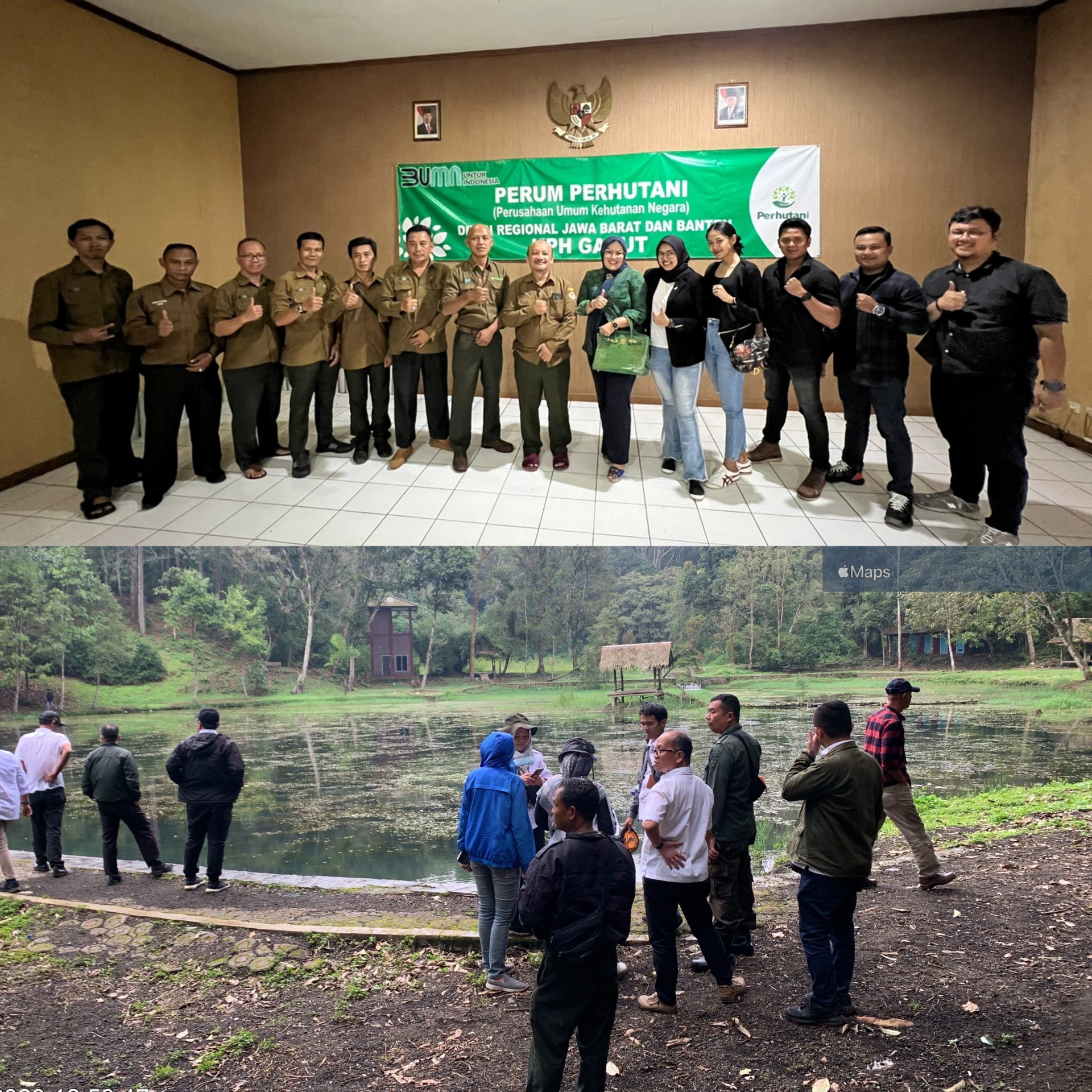 Perhutani Perhutani Garut Bersama Pt Panorama Lakukan Peninjauan